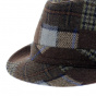 chapeau homme trilby patchwork