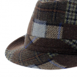 trilby patchwork hat