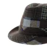 chapeau femme trilby patchwork