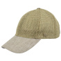 Straw Baseball Cap with Cotton Visor - Traclet