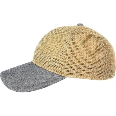Valentin Natural Straw Baseball Cap - Traclet Reference: 20339 | Traclet Hat Shop