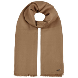 La Foly Wool Scarf Beige - Stetson