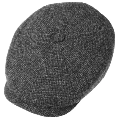 Casquette Hatteras Le Capu Laine Anthracite - Stetson réf 20769 chapellerie traclet