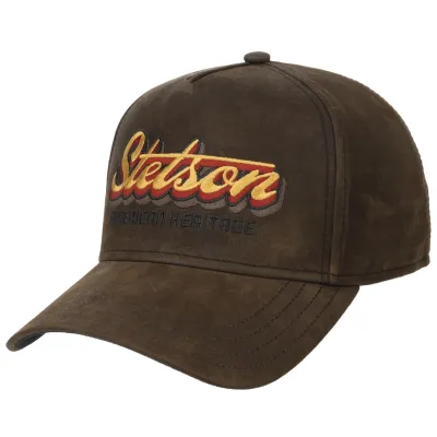 Casquette Trucker St James's Cuir Marron - Stetson