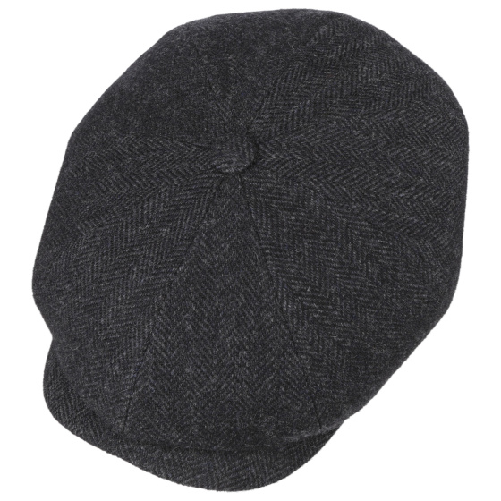 Hatteras Woolrich Anthracite Cap - Stetson