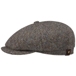 Hatteras Herringbone Harris Tweed Cap - Stetson