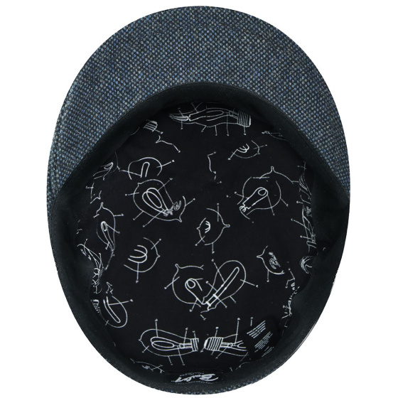 Brown Navy Flat Cap - Bailey