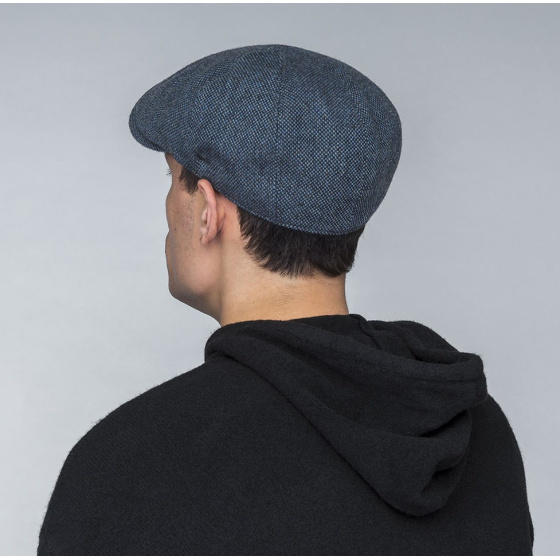 Brown Navy Flat Cap - Bailey
