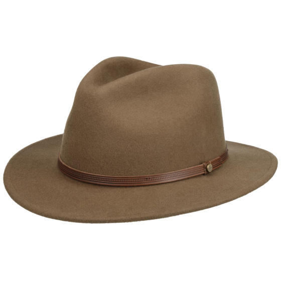 Traveller Bankside Woolfelt Beige Hat - Stetson