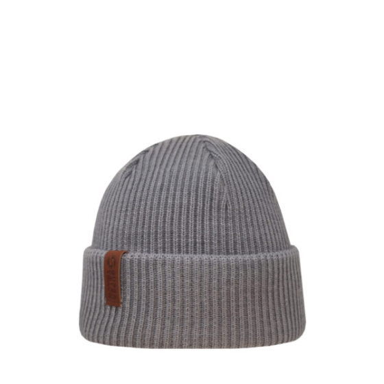 Bonnet KJEMPE merinos laine gris