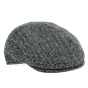 Brighton Harris Tweed Grey Flat Cap - Traclet
