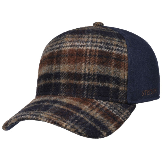 Stetson Plano Woolrich Navy Wool Cap