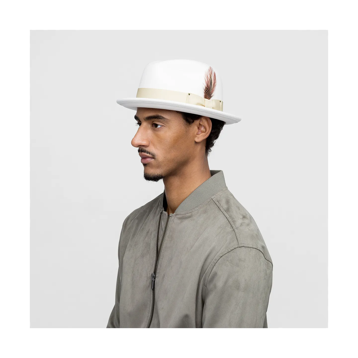 chapeau trilby melodrama blanc - achat chapeau trilby Reference : 3201 | Chapellerie Traclet