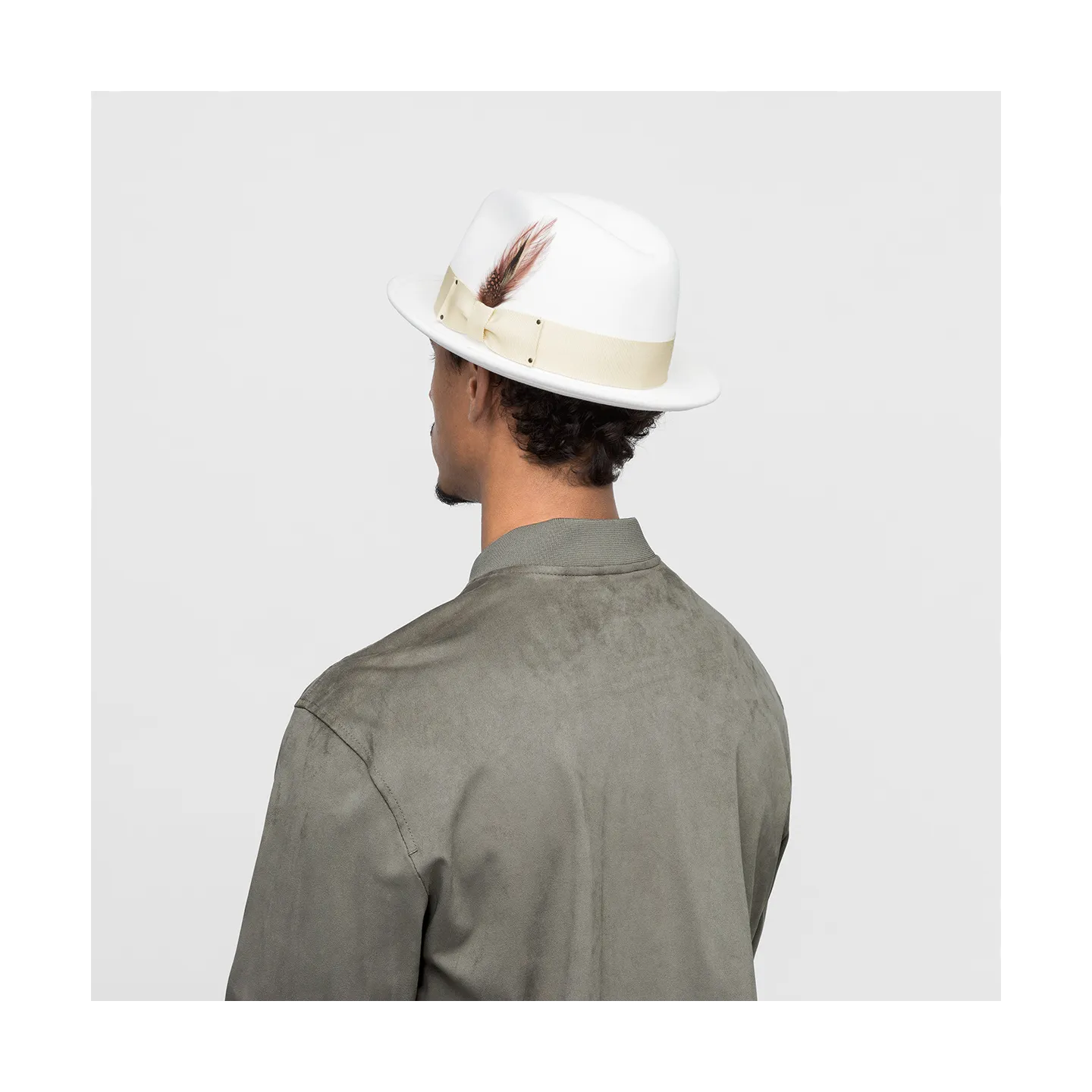 chapeau trilby melodrama blanc - achat chapeau trilby Reference : 3201 | Chapellerie Traclet