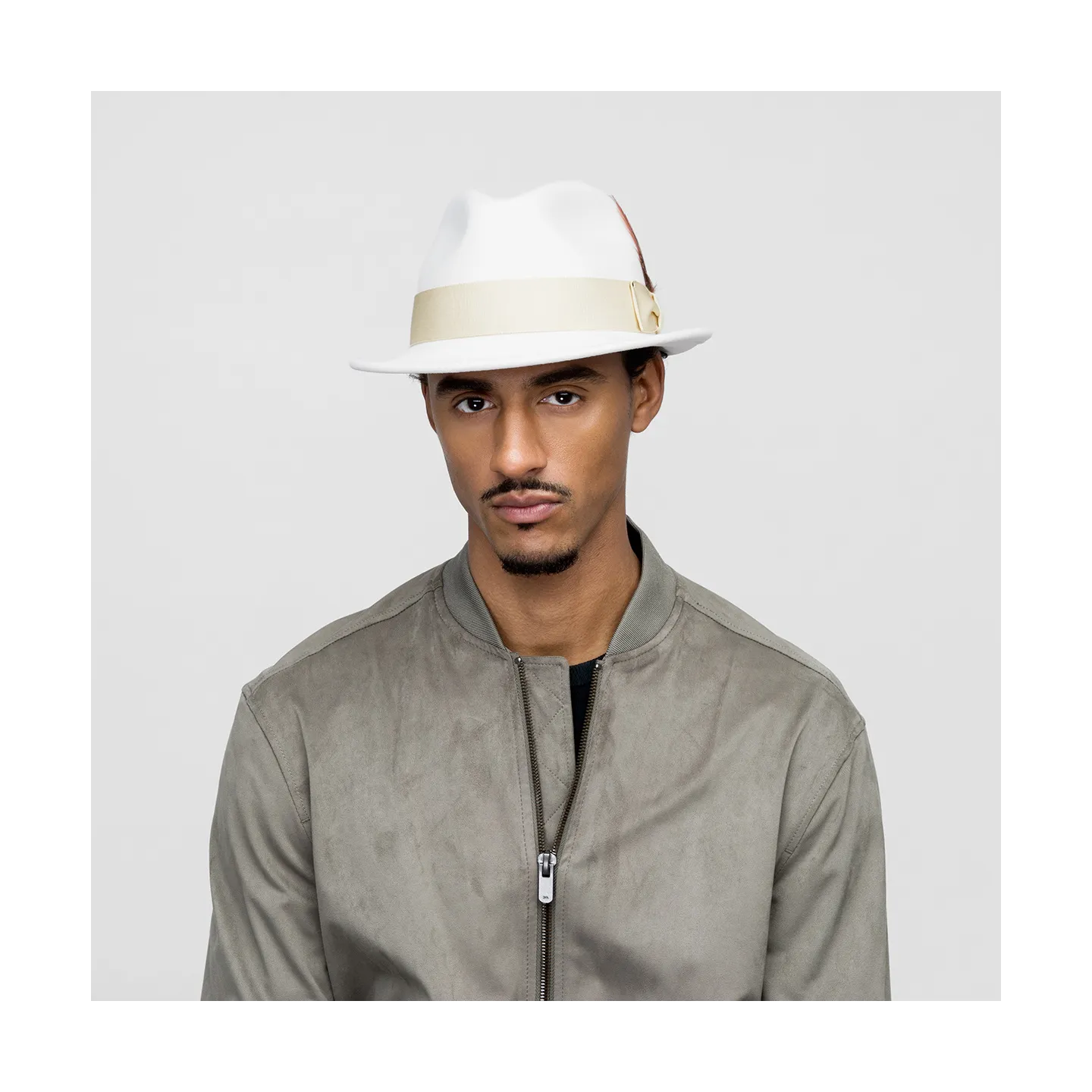 chapeau trilby melodrama blanc - achat chapeau trilby Reference : 3201 | Chapellerie Traclet