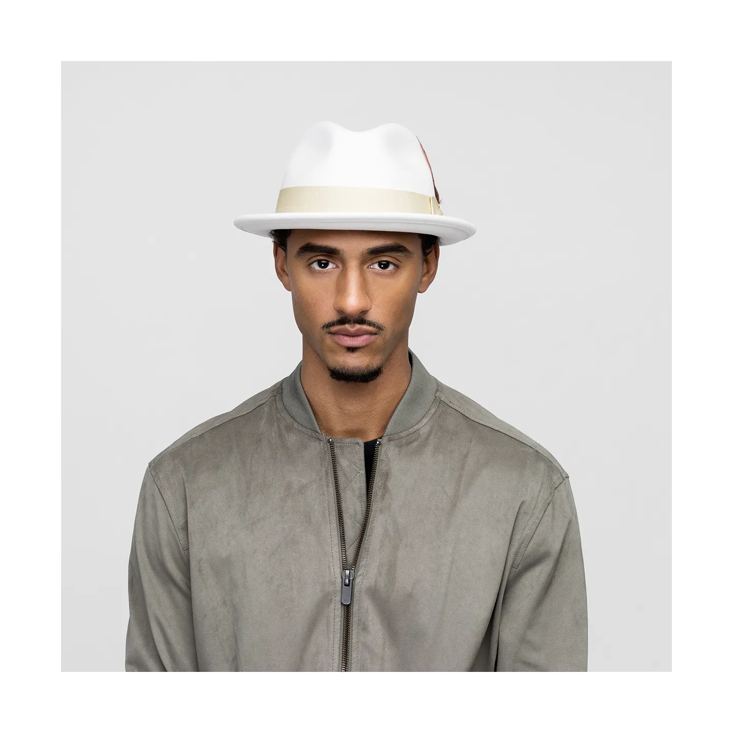 chapeau trilby melodrama blanc - achat chapeau trilby Reference : 3201 | Chapellerie Traclet
