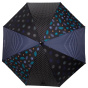 Walking Stick Umbrella Patchwork Feather Automatic Opening - Isotoner