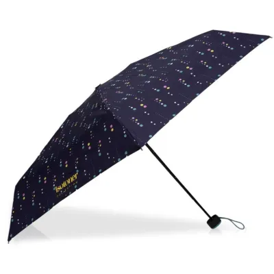 Mini Ultra Slim Polka Dot Meteorite Umbrella - Isotoner ref 20733 Traclet hat shop