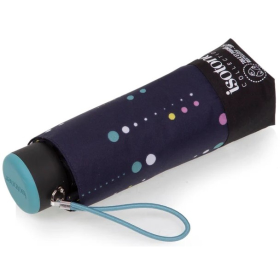 Mini Ultra Slim Polka Dot Meteorite Umbrella - Isotoner
