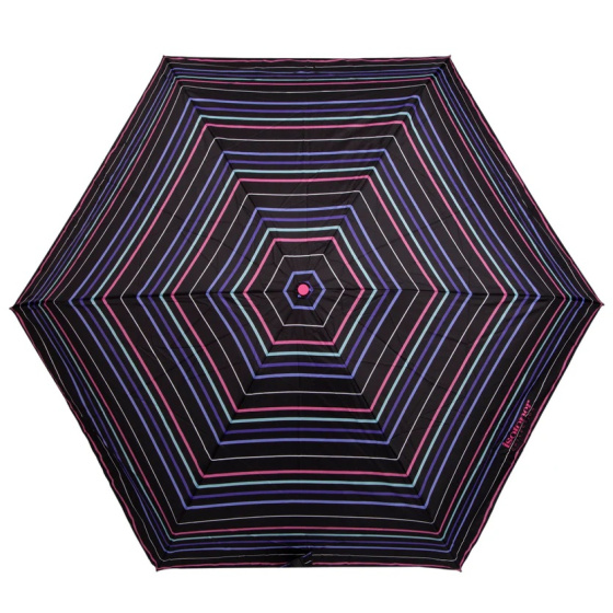 Mini Ultra Slim Pastel Stripe Umbrella - Isotoner