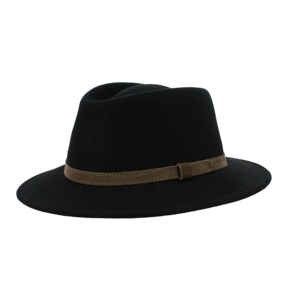 Traveller Biscoe wool felt hat made in France - Traclet
