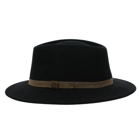 Chapeau traveller biscoe feutre laine made in France - Traclet