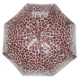 Transparent Leopard Bell Umbrella - Isotoner