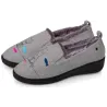 Ballerines Slippers Chat Semelle EVERYWEAR™ Gris Chiné - Isotoner