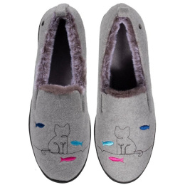 Women's Ballerinas Cat Sole EVERYWEARâ„¢ Mottled Navy - Isotoner