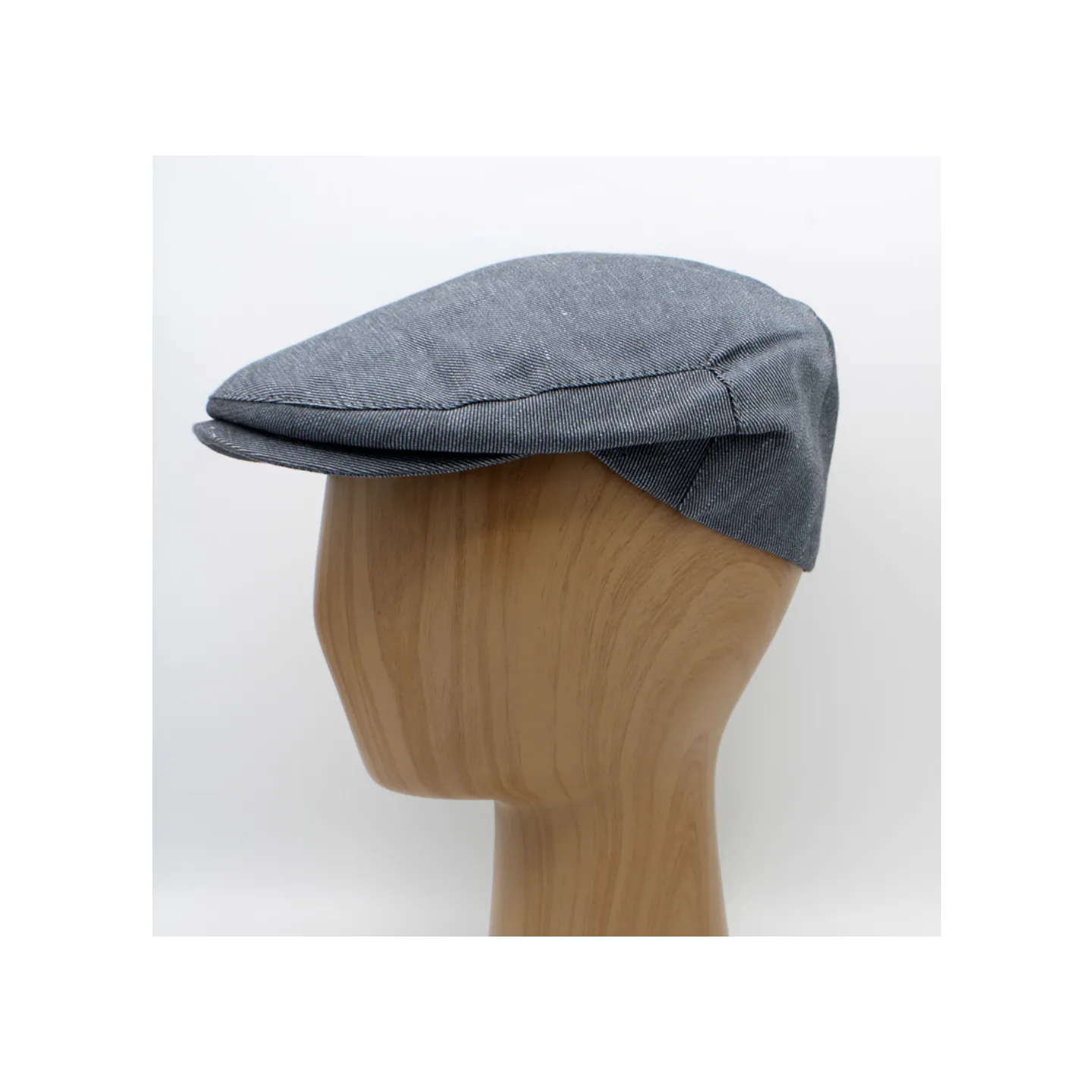 Casquette Plate D'été Lin & Coton Anthracite - Traclet