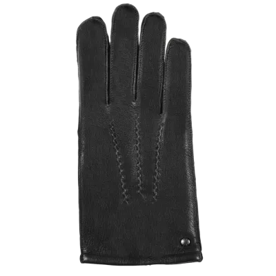 Gant Homme Cuir Doublé Micro Fourrure - Isotoner