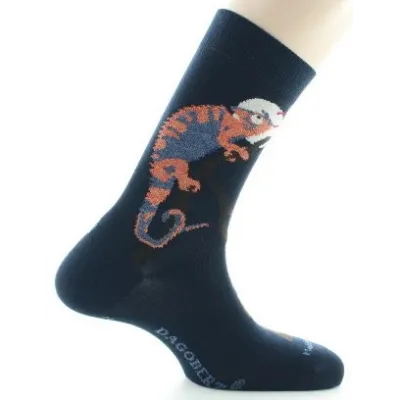 Chaussettes Caméléon Coton Marine Made in France - Dagobert