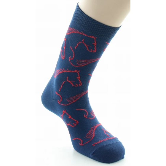 Women's Short Cotton Horse Socks Made in France - Dagobert Women's Short Cotton Horse Socks Made in France - Dagobert