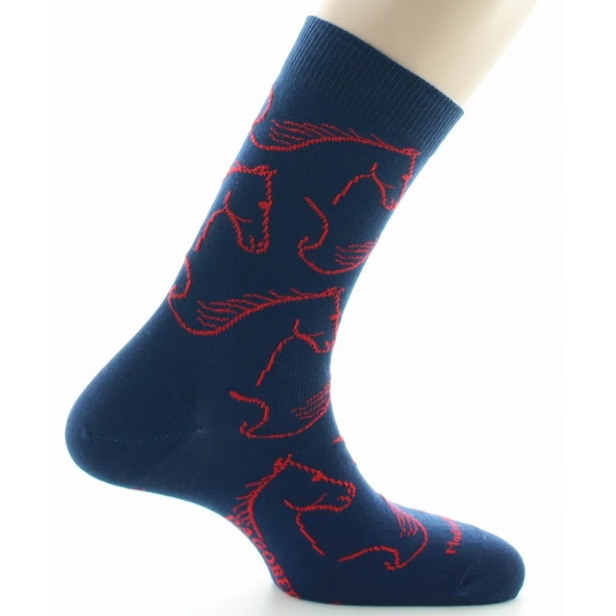 Women's Short Cotton Horse Socks Made in France - Dagobert Women's Short Cotton Horse Socks Made in France - Dagobert