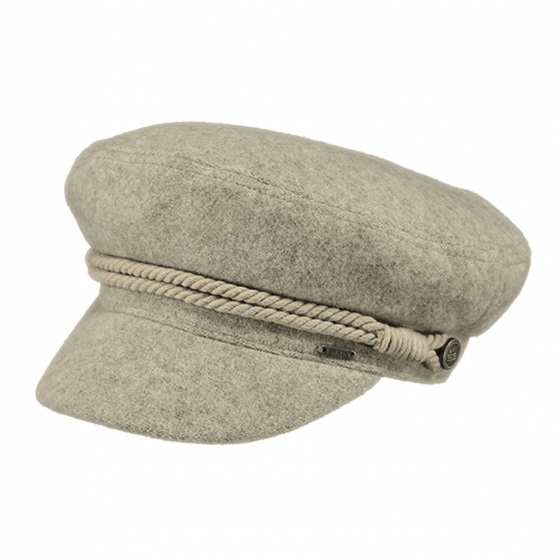 Marin Skipper cap wool beige - Bart