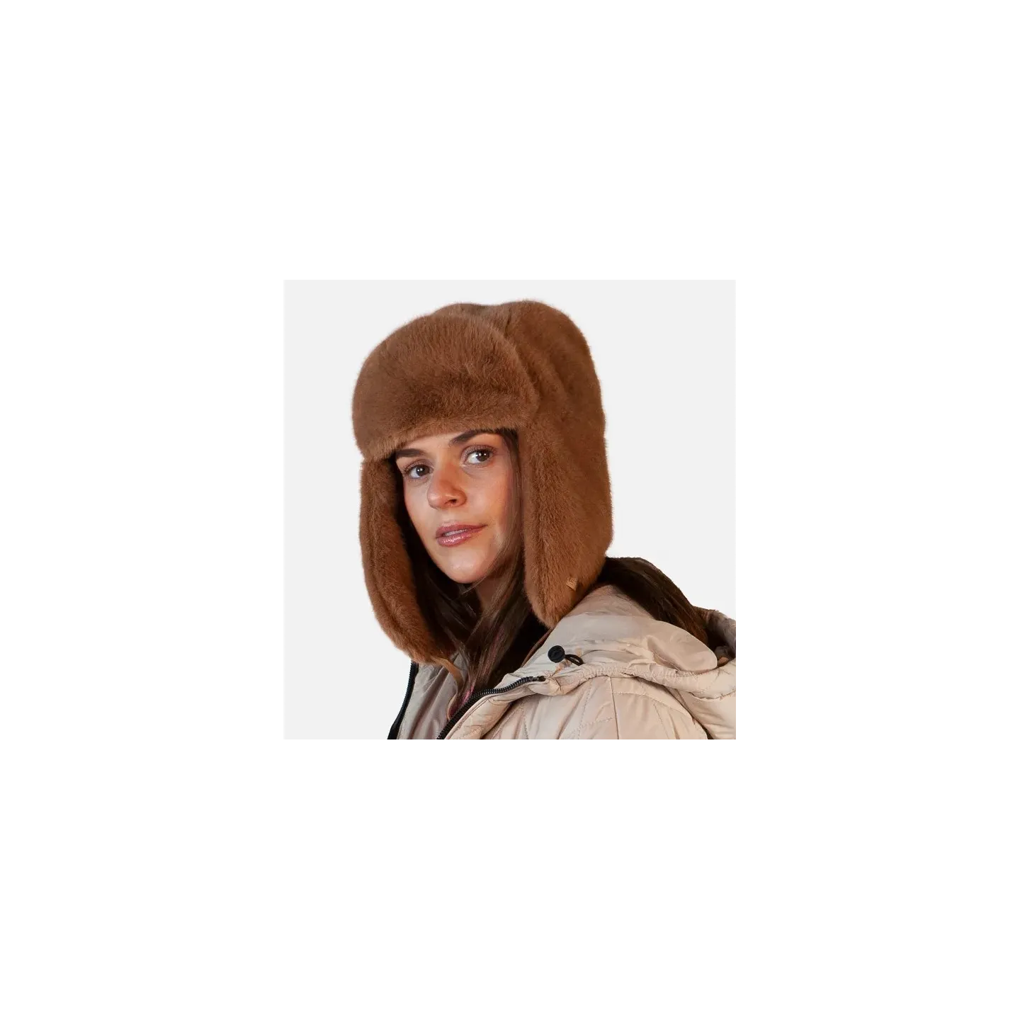 Chapka Lucerne Fausse Fourrure Marron - Barts  Reference : 20871| Chapellerie Traclet