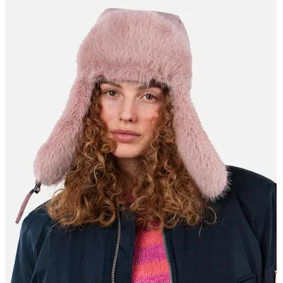 Pink Hawka Bomber Trapper Hat - Barts Reference: 20874 | Traclet Hat Shop
