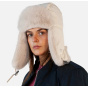Hawka Bomber Cream Trapper Hat - Barts