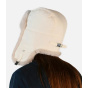Hawka Bomber Cream Trapper Hat - Barts