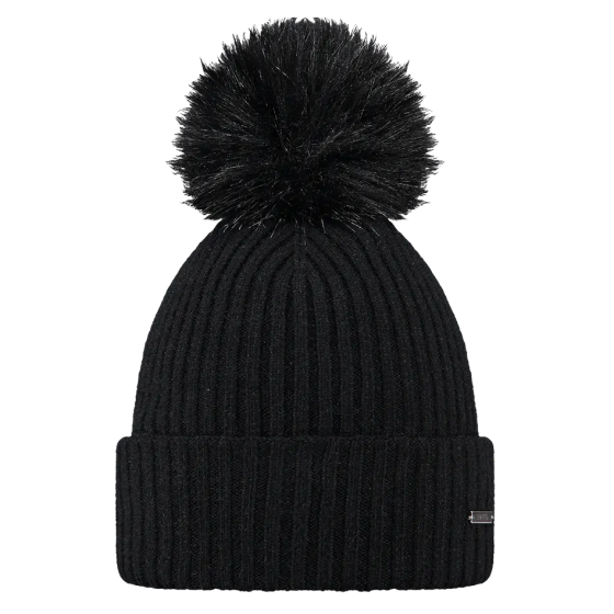 Kenzie Cream Pompom Beanie - Barts