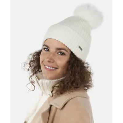 Kenzie Cream Pompom Beanie - Barts Reference: 20889| Traclet Hat Shop