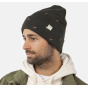 Vinson Short Beanie with Fox Embroidery khaki - Barts