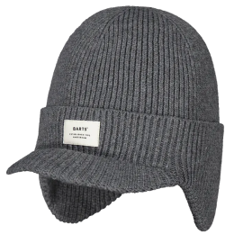 Barts Grey Coedy Ear-Flap Beanie Cap