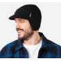 Duncin Cap Beanie with Ear Flaps Black - Barts