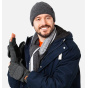 Haakon Grey Wool Gloves/Mittens - Barts