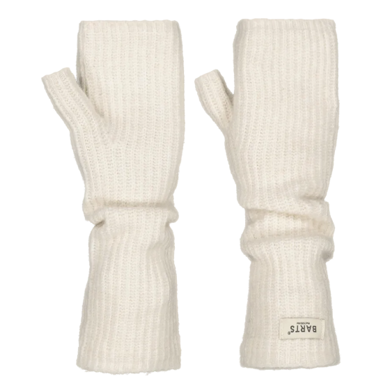 Darty Fingerless Cream Mittens - Barts Darty Fingerless Cream Mittens - Barts