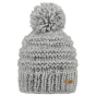 Jasmin Pom Pom Beanie in Gray - Barts