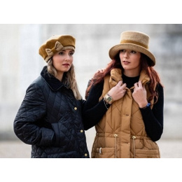 Mustard Wool Retro Beret - Traclet