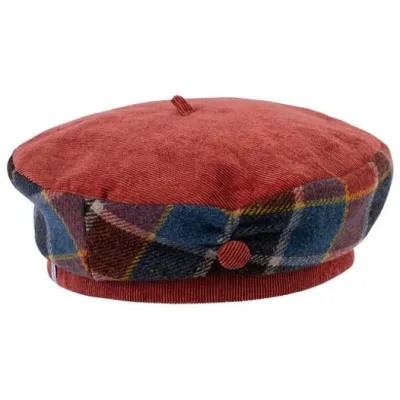 Béret Femme Ecosse Brique - Traclet