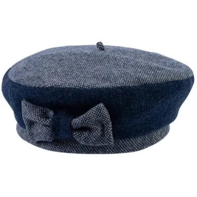 Béret Retro Marine Laine - Traclet
